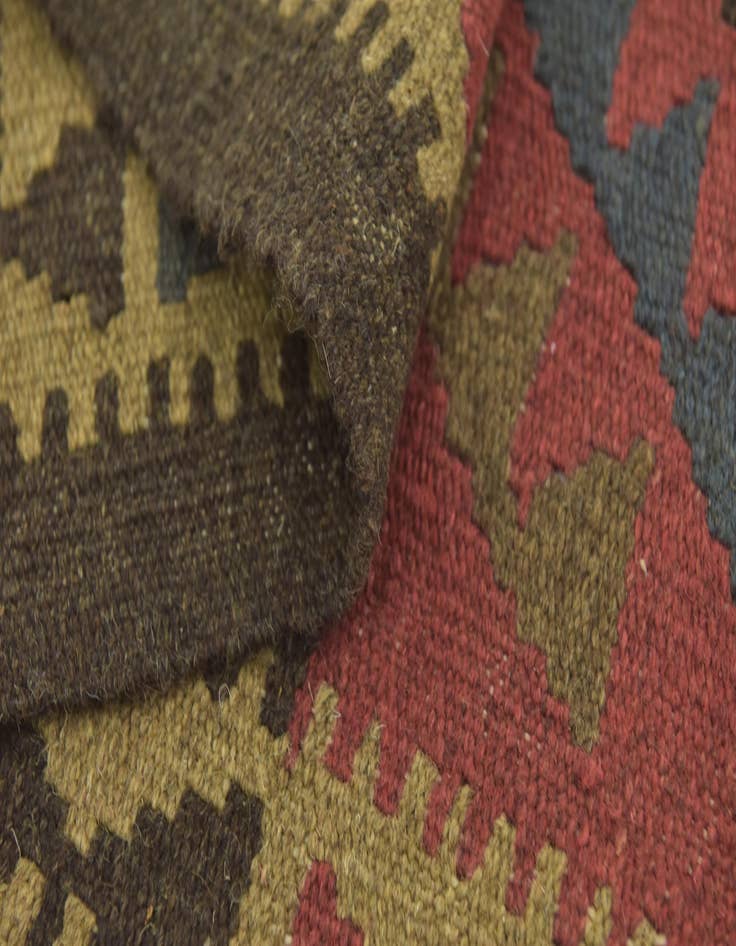 Detail image of  5' x 8' 5  Hand Woven Kilim Maymana Wool Rug