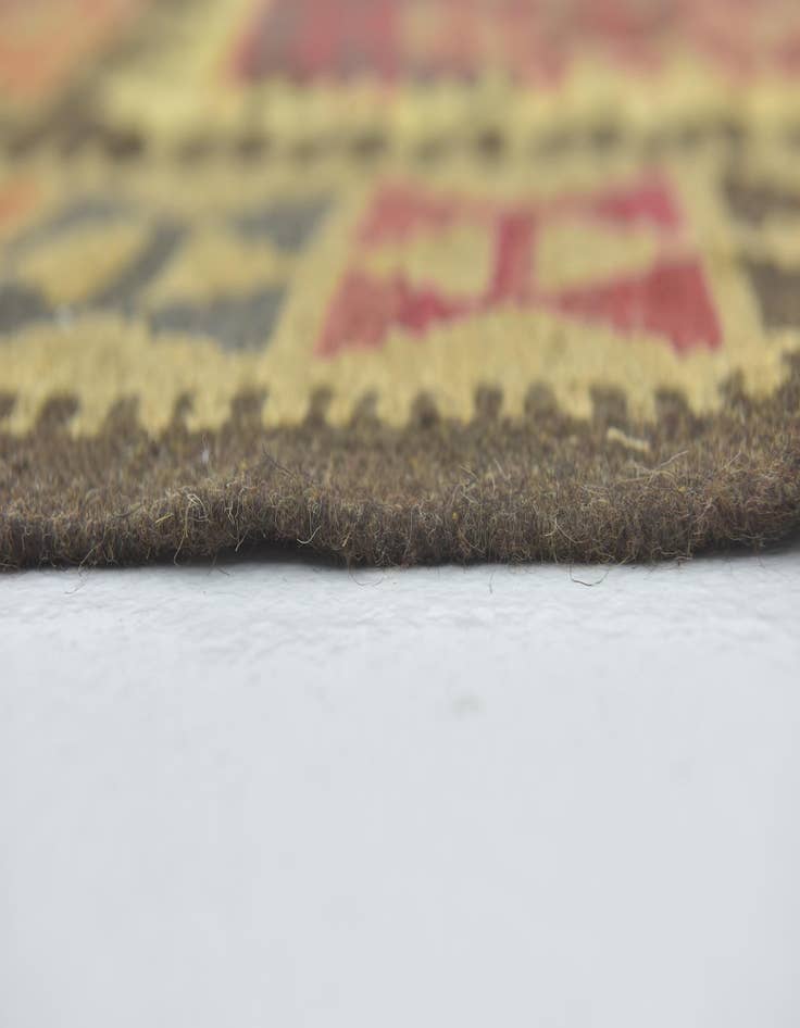 Detail image of  5' x 8' 2  Hand Woven Kilim Maymana Wool Rug