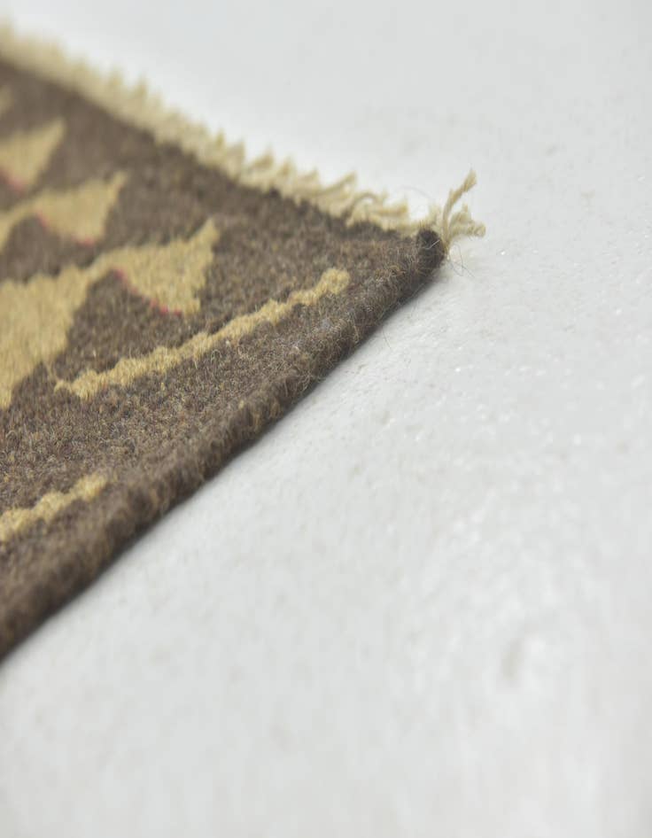 Detail image of  3' 3 x 5'  Hand Woven Kilim Maymana Wool Rug