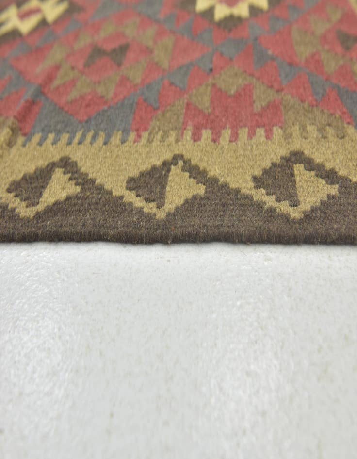 Detail image of  3' 3 x 5'  Hand Woven Kilim Maymana Wool Rug