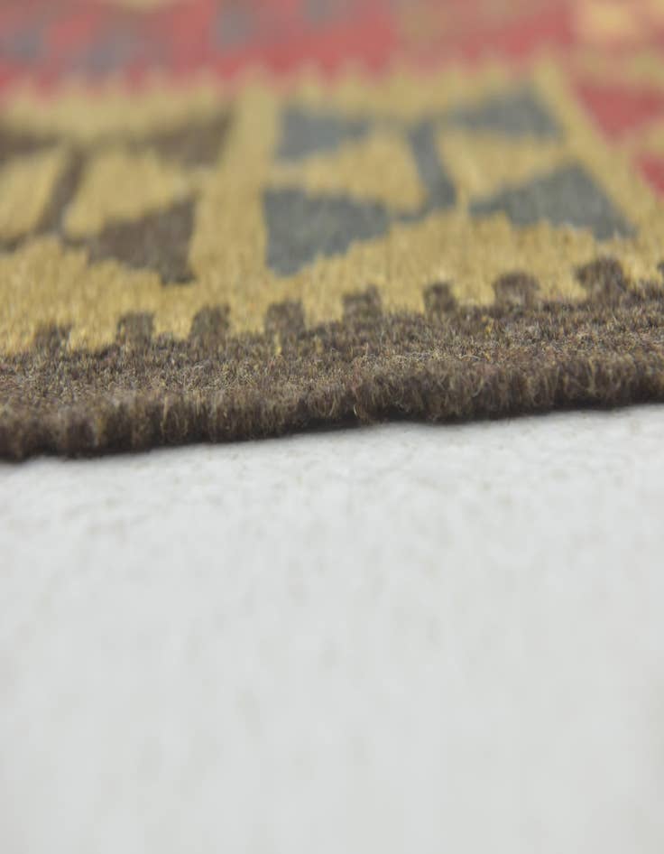 Detail image of  3' 3 x 4' 8  Hand Woven Kilim Maymana Wool Rug