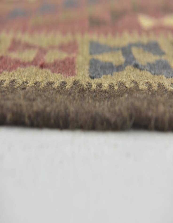 Detail image of  3' 6 x 4' 8  Hand Woven Kilim Maymana Wool Rug