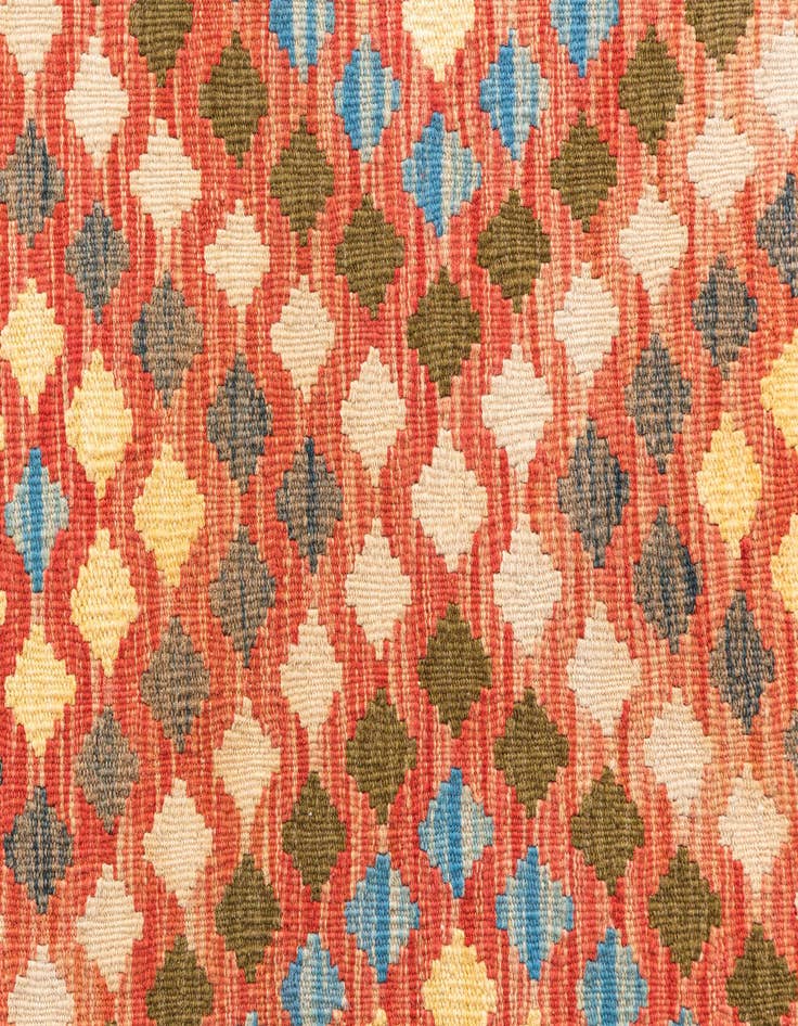 Detail image of  3' 2 x 5' 1  Hand Woven Kilim Maymana Wool Rug