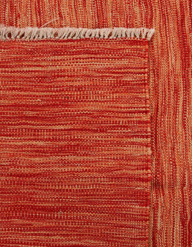Detail image of  4' 3 x 5' 11  Hand Woven Kilim Modern Wool Rug