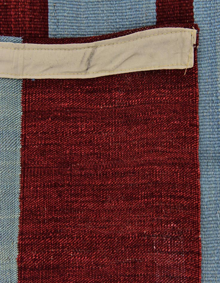 Detail image of  5' x 6' 7  Hand Woven Kilim Modern Wool Rug