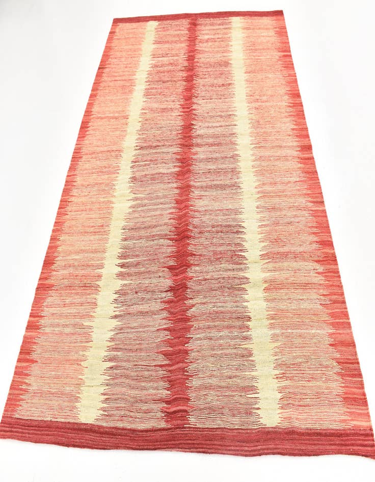 Detail image of  6' x 7' 10  Hand Woven Kilim Modern Wool Rug