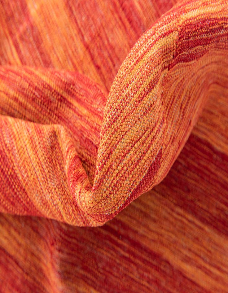 Detail image of  6' 7 x 9' 9  Hand Woven Kilim Modern Wool Rug