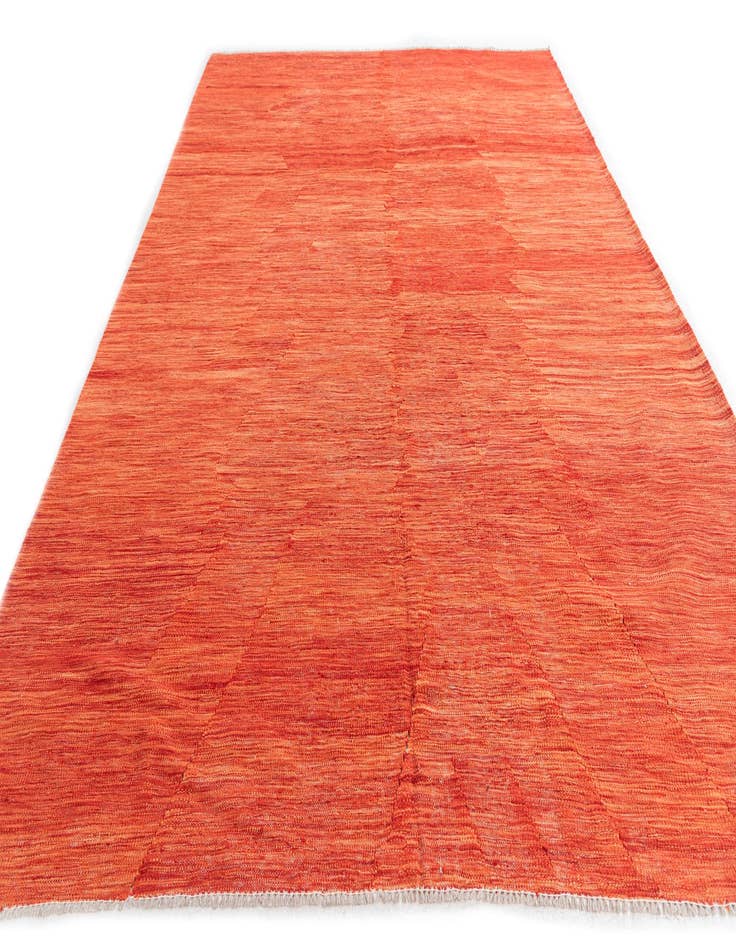 Detail image of  6' 10 x 9' 8  Hand Woven Kilim Modern Wool Rug