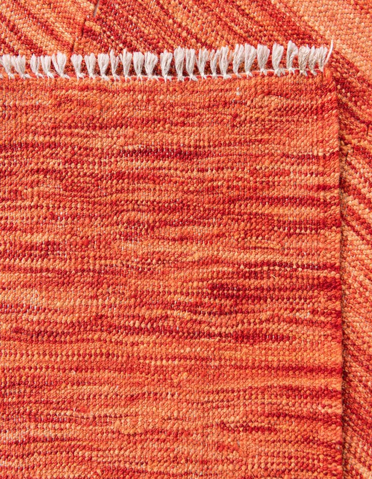 Detail image of  6' 10 x 9' 8  Hand Woven Kilim Modern Wool Rug