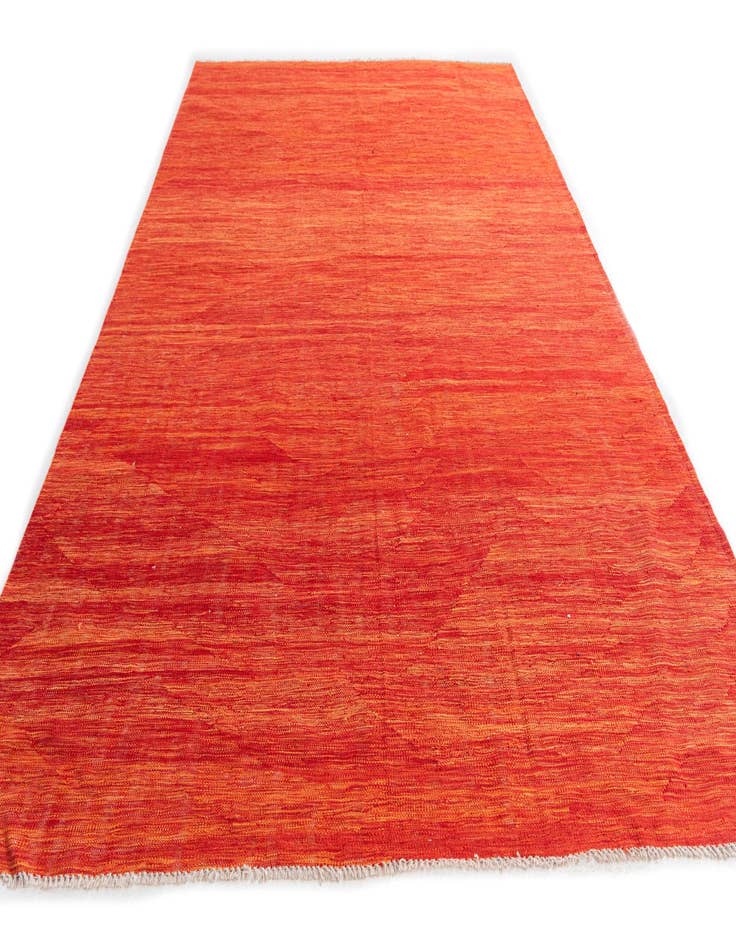 Detail image of  6' 5 x 9' 10  Hand Woven Kilim Modern Wool Rug