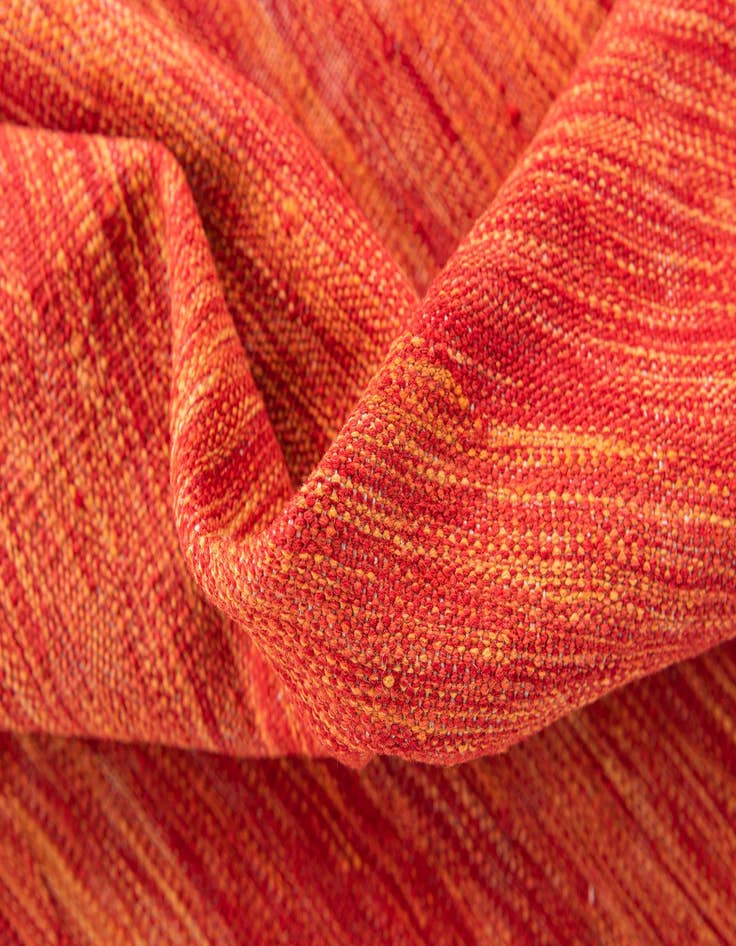 Detail image of  6' 5 x 9' 10  Hand Woven Kilim Modern Wool Rug