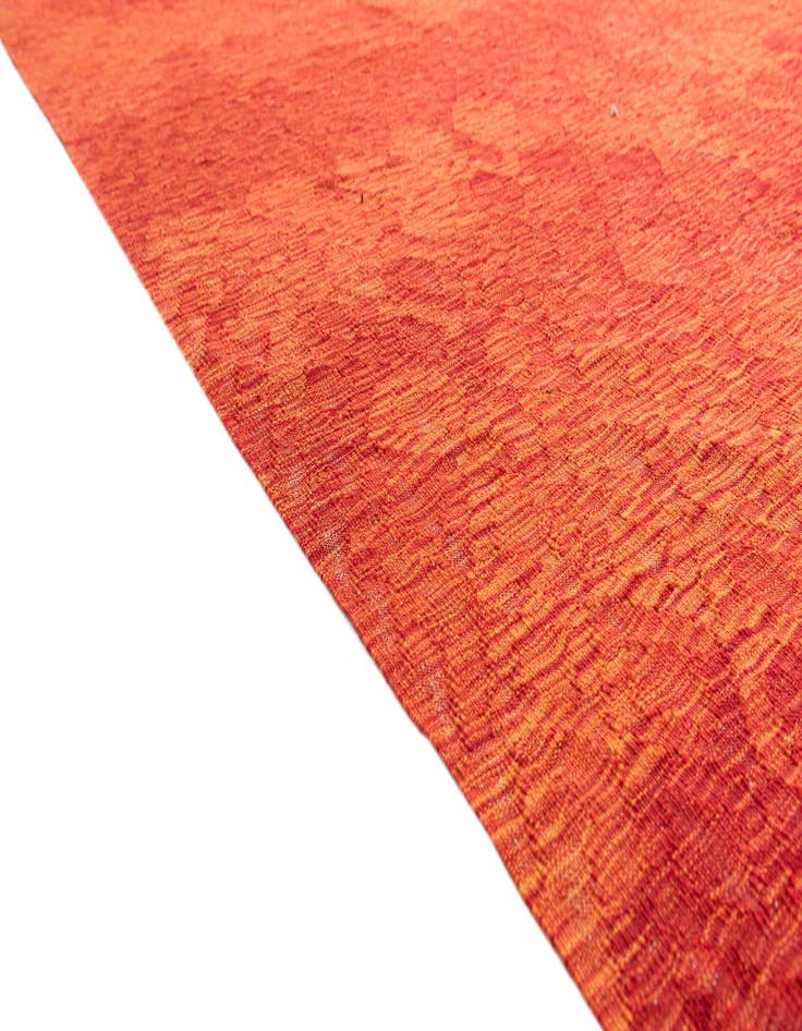 Detail image of  6' 8 x 9' 10  Hand Woven Kilim Modern Wool Rug