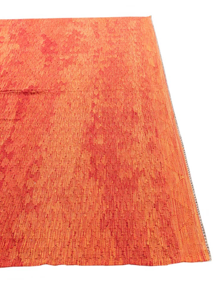 Detail image of  6' 8 x 9' 6  Hand Woven Kilim Modern Wool Rug