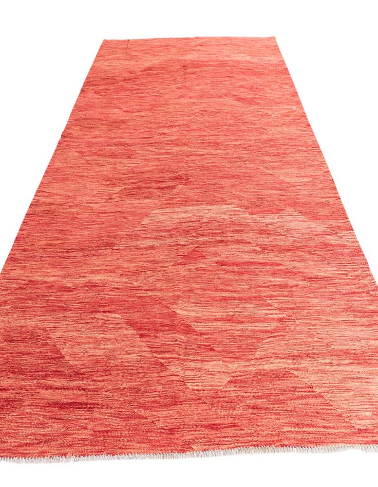 Detail image of  6' 8 x 9' 8  Hand Woven Kilim Modern Wool Rug