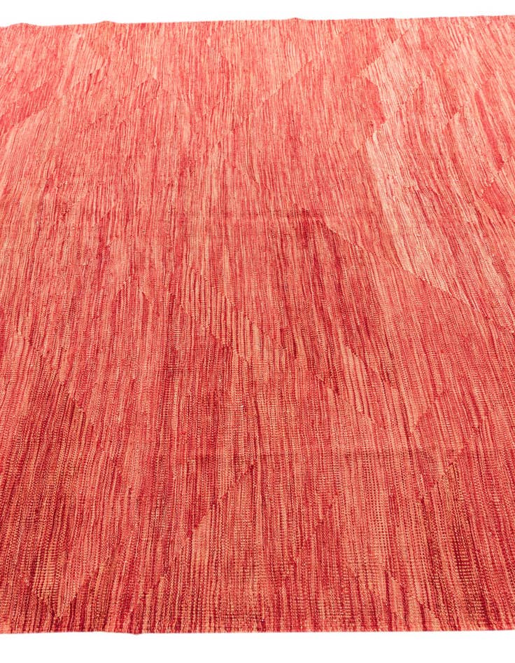 Detail image of  6' 8 x 9' 8  Hand Woven Kilim Modern Wool Rug