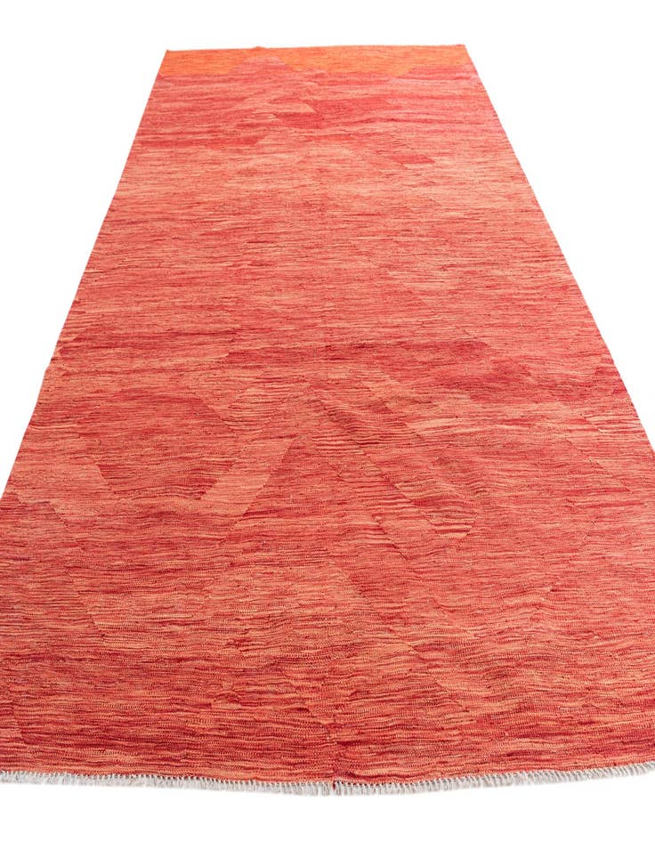 Detail image of  6' 9 x 9' 10  Hand Woven Kilim Modern Wool Rug