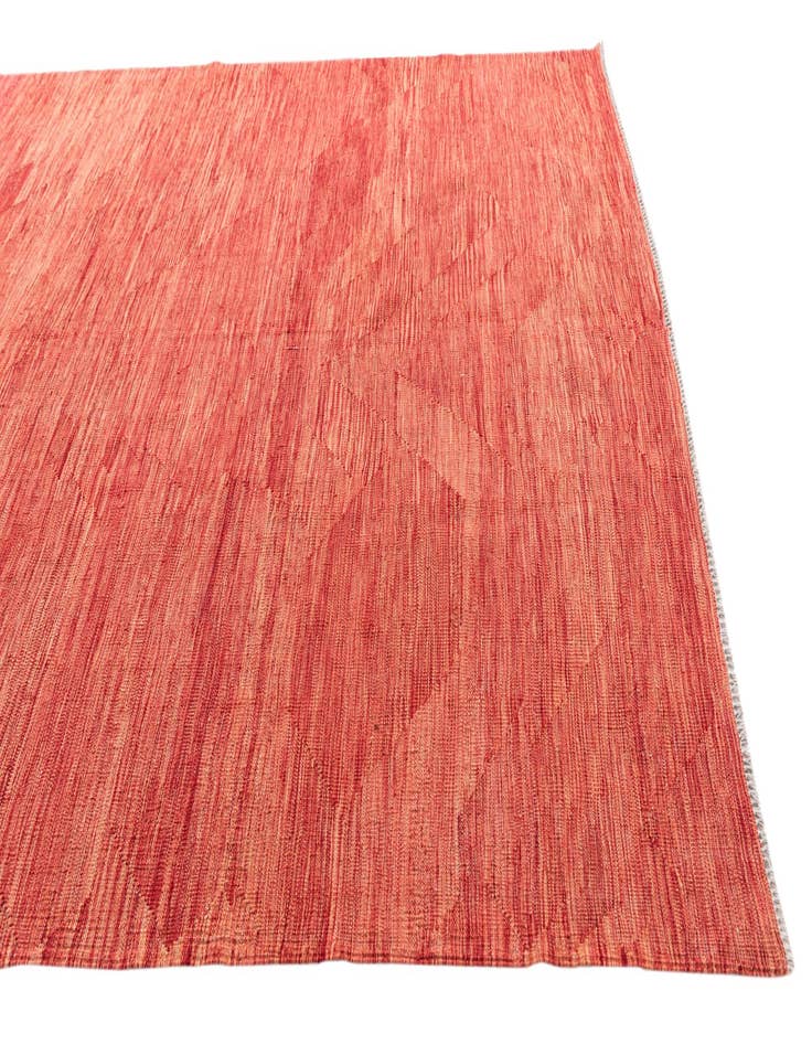 Detail image of  6' 9 x 9' 10  Hand Woven Kilim Modern Wool Rug