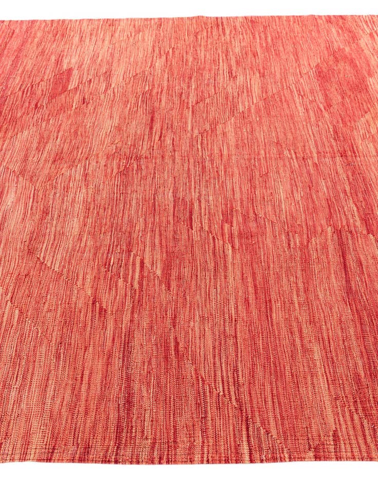 Detail image of  6' 9 x 9' 10  Hand Woven Kilim Modern Wool Rug