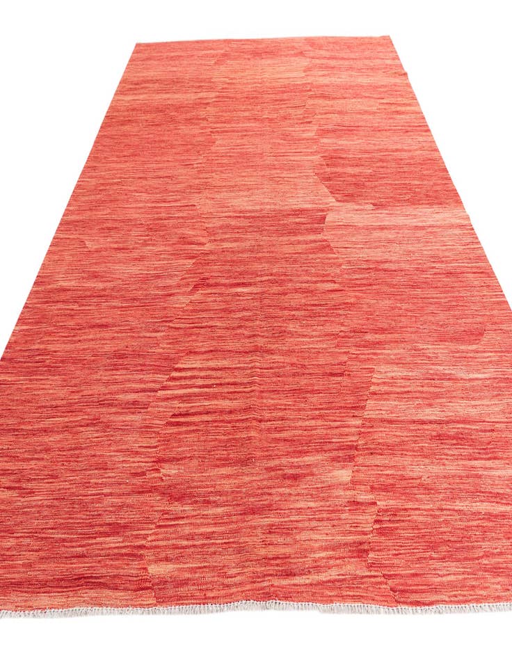 Detail image of  6' 10 x 9' 7  Hand Woven Kilim Modern Wool Rug