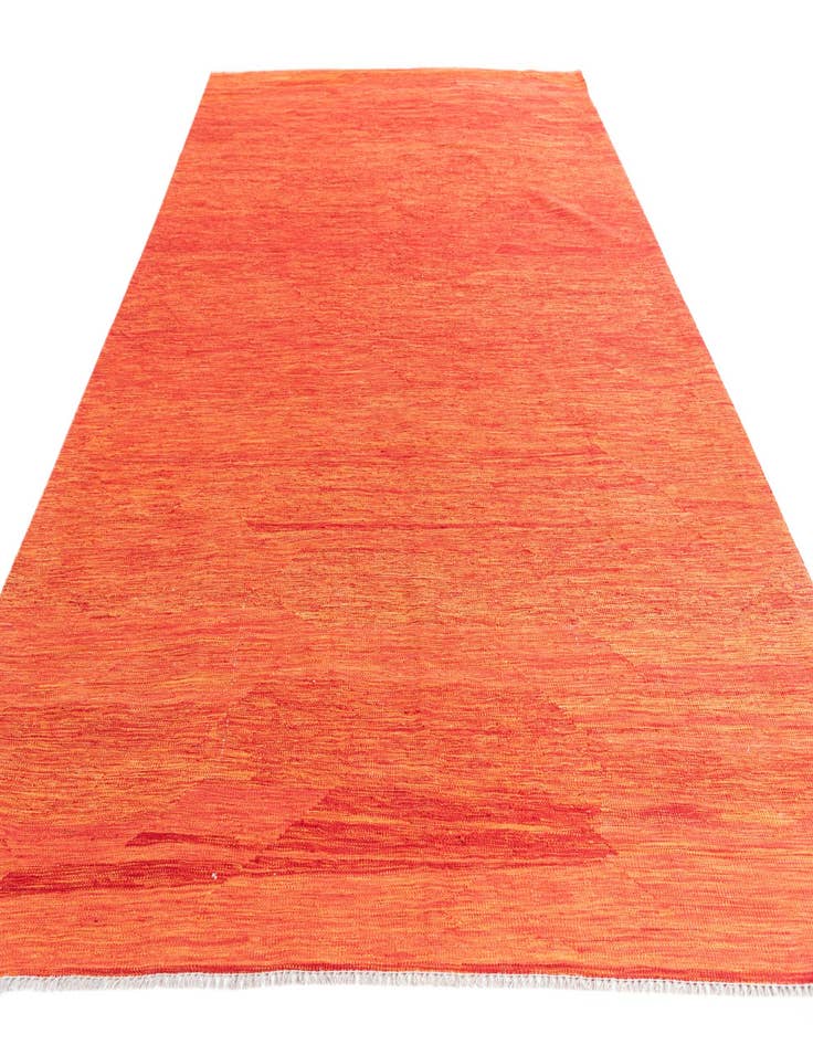 Detail image of  6' 9 x 9' 8  Hand Woven Kilim Modern Wool Rug