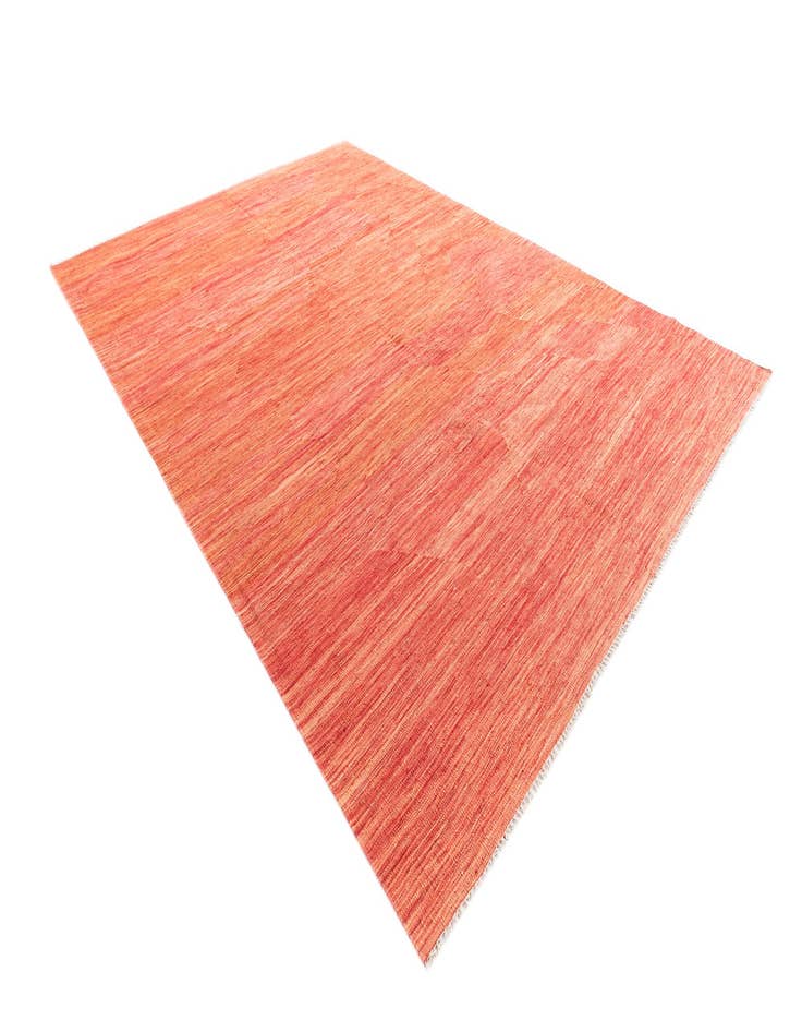 Detail image of  7' x 9' 9  Hand Woven Kilim Modern Wool Rug