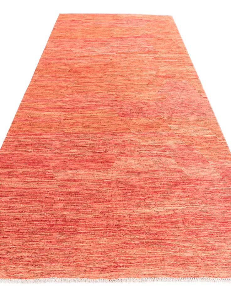 Detail image of  7' x 9' 9  Hand Woven Kilim Modern Wool Rug