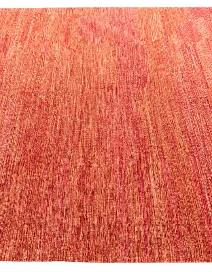 Detail image of  7' x 9' 9  Hand Woven Kilim Modern Wool Rug