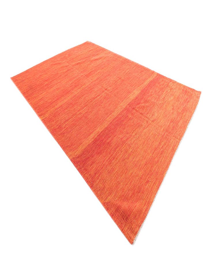 Detail image of  7' x 10'  Hand Woven Kilim Modern Wool Rug