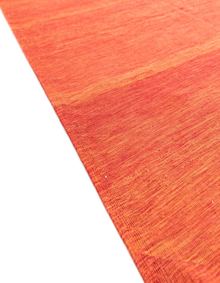 Detail image of  7' x 10'  Hand Woven Kilim Modern Wool Rug