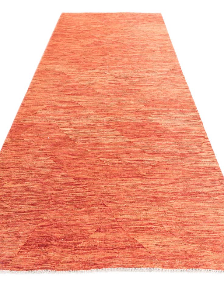 Detail image of  6' 8 x 9' 9  Hand Woven Kilim Modern Wool Rug