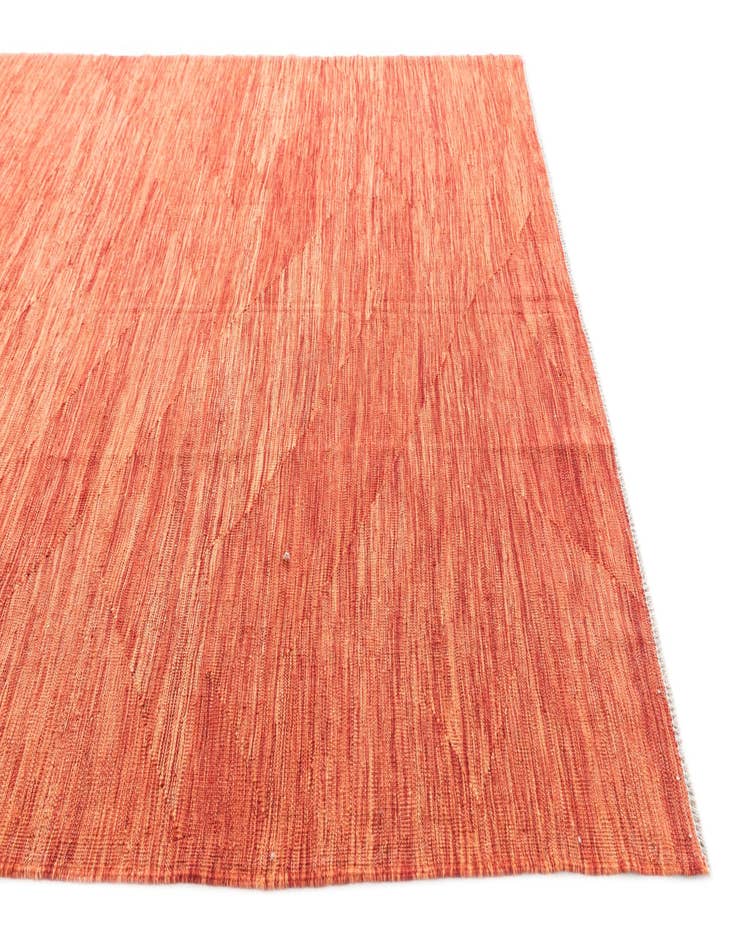 Detail image of  6' 8 x 9' 9  Hand Woven Kilim Modern Wool Rug