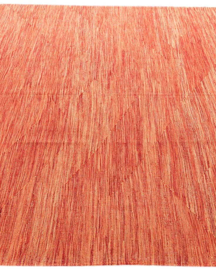 Detail image of  6' 8 x 9' 9  Hand Woven Kilim Modern Wool Rug