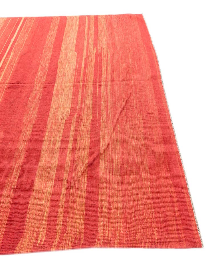 Detail image of  6' 8 x 9' 7  Hand Woven Kilim Modern Wool Rug