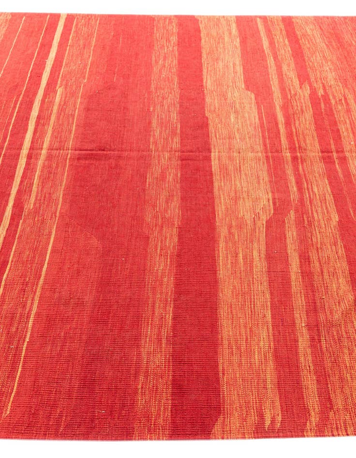 Detail image of  6' 8 x 9' 7  Hand Woven Kilim Modern Wool Rug