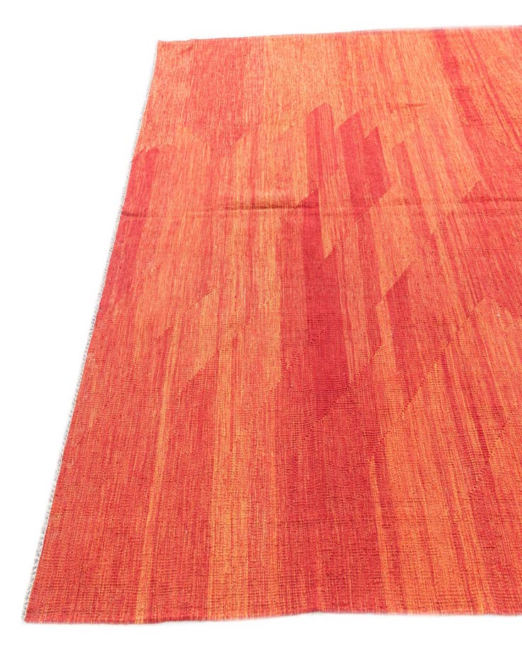 Detail image of  6' 10 x 9' 8  Hand Woven Kilim Modern Wool Rug