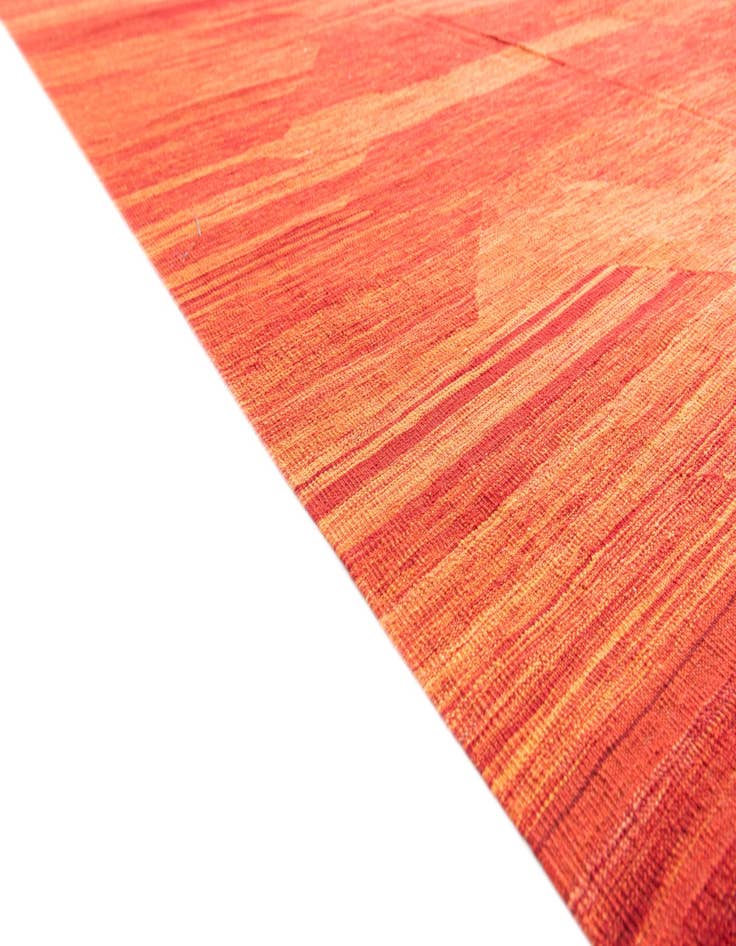 Detail image of  6' 10 x 9' 8  Hand Woven Kilim Modern Wool Rug