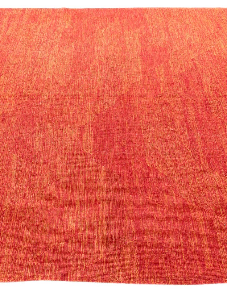 Detail image of  6' 5 x 9' 8  Hand Woven Kilim Modern Wool Rug