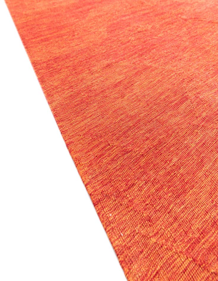 Detail image of  6' 5 x 9' 8  Hand Woven Kilim Modern Wool Rug