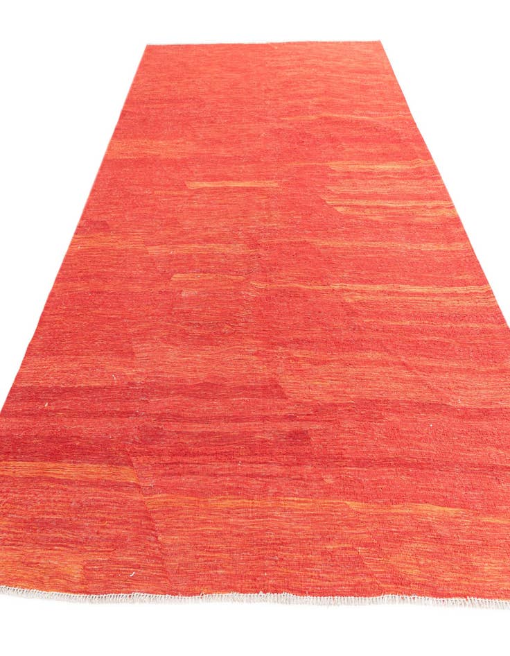 Detail image of  6' 10 x 9' 7  Hand Woven Kilim Modern Wool Rug