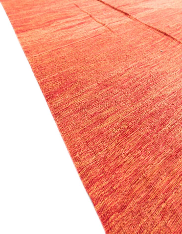 Detail image of  6' 7 x 10'  Hand Woven Kilim Modern Wool Rug