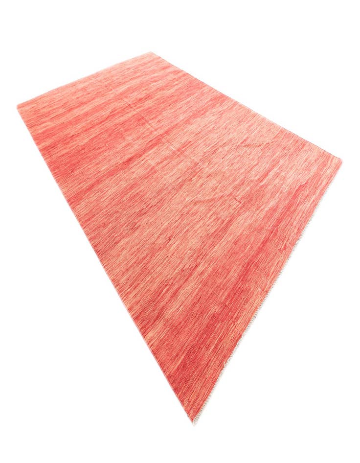 Detail image of  6' 9 x 9' 10  Hand Woven Kilim Modern Wool Rug