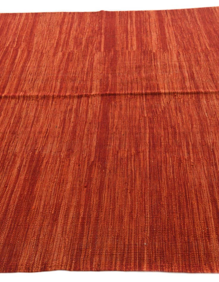 Detail image of  5' 7 x 8'  Hand Woven Kilim Modern Wool Rug