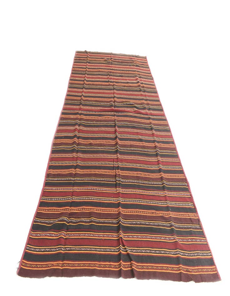 Detail image of  5' 9 x 10' 4  Hand Woven Kilim Modern Wool Rug