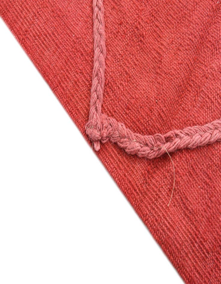 Detail image of  3' 3 x 4' 8  Hand Woven Kilim Modern Wool Rug