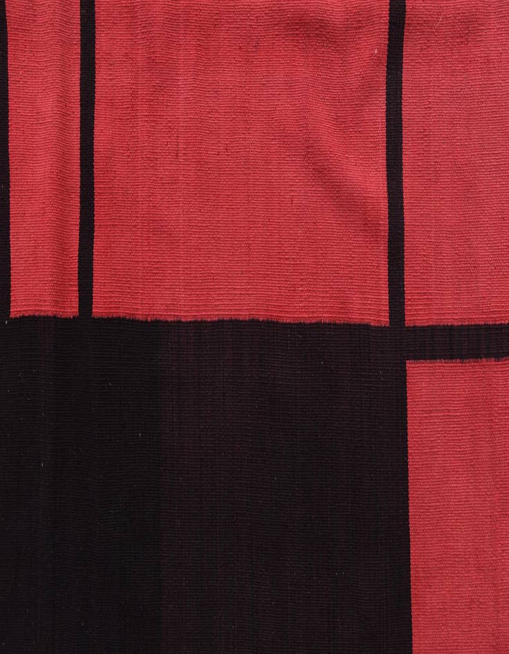 Detail image of  6' 8 x 9' 7  Hand Woven Kilim Modern Wool Rug