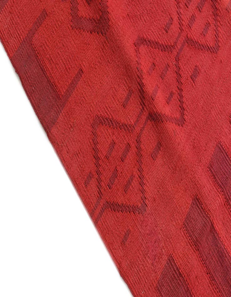 Detail image of  4' 10 x 6' 2  Hand Woven Kilim Modern Wool Rug