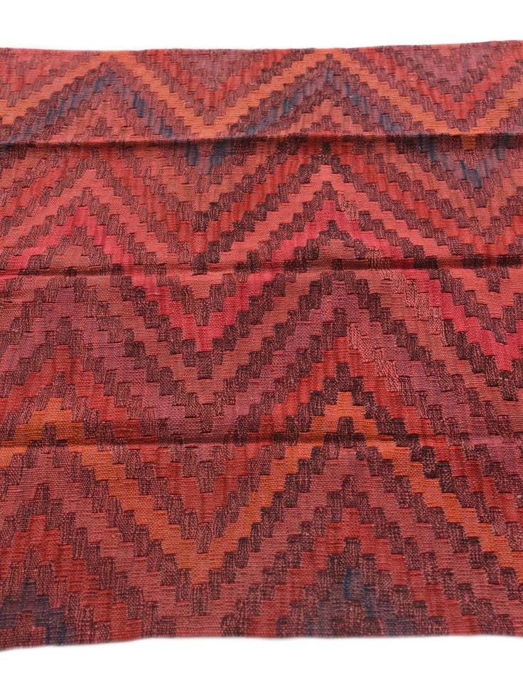 Detail image of  3' 4 x 4' 7  Hand Woven Kilim Modern Wool Rug