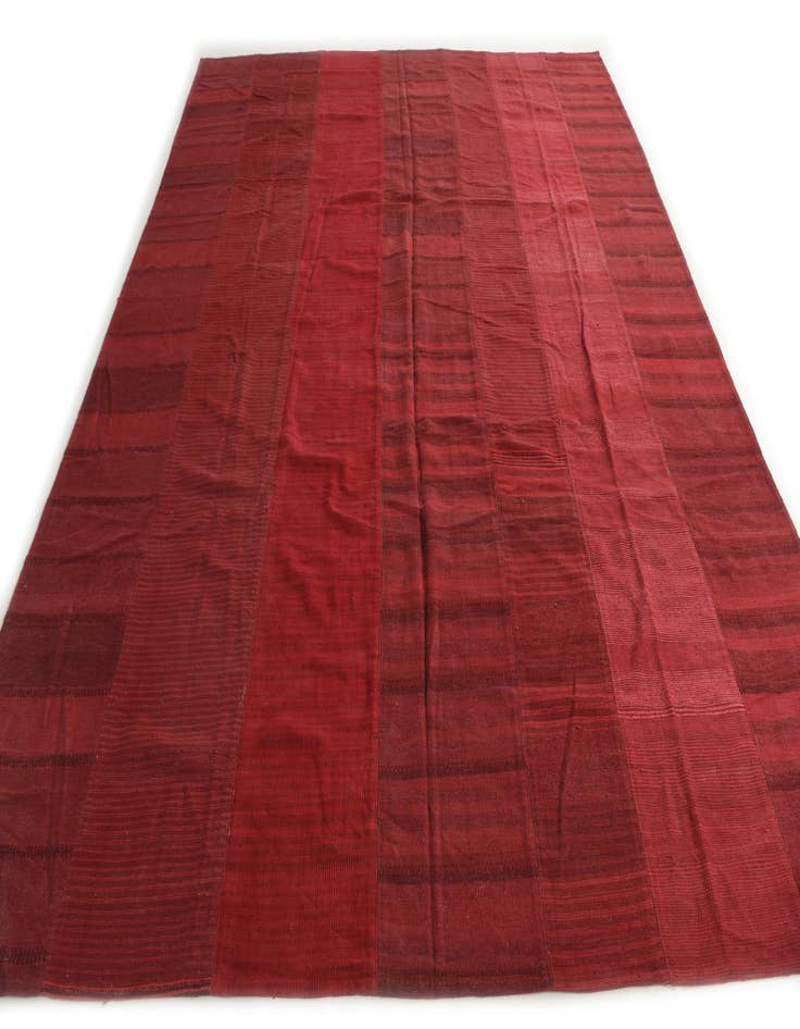 Detail image of  10' x 12' 1  Hand Woven Kilim Modern Wool Rug