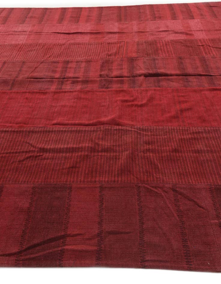 Detail image of  10' x 12' 1  Hand Woven Kilim Modern Wool Rug