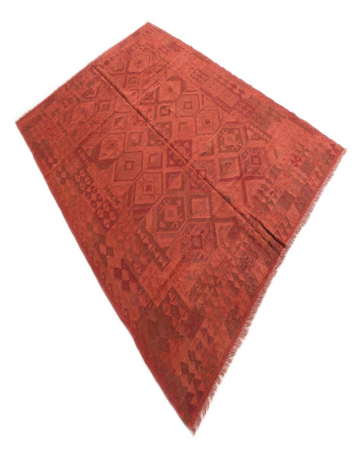 Detail image of  5' x 8' 3  Hand Woven Kilim Modern Wool Rug